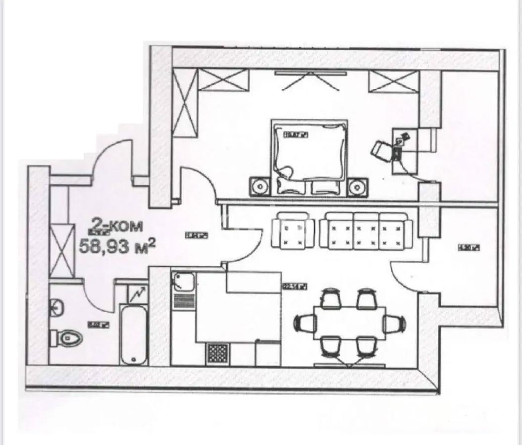 Продажа 2-комнатной квартиры, 59 м², ул. Калдаякова, дом  46 - Продажа квартир в Астане фото 5 из 5
