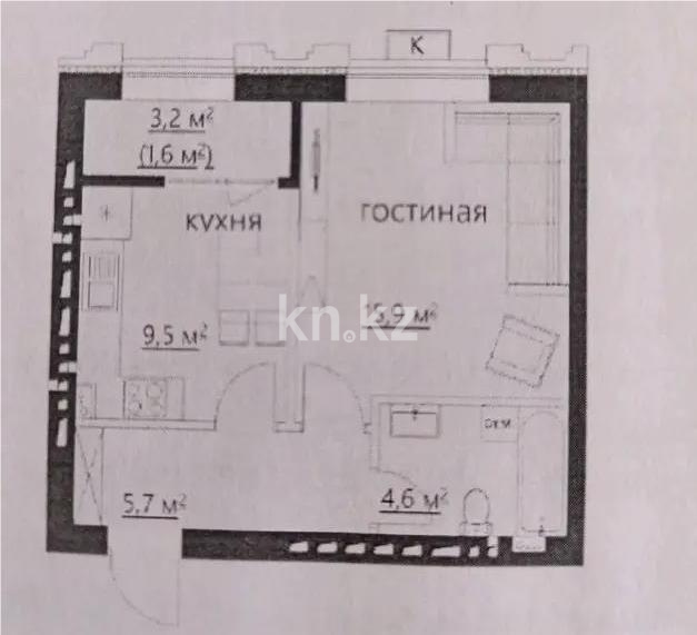 Продажа 1-комнатной квартиры, 38 м² - Аренда квартир посуточно в Атырау фото 3 из 3