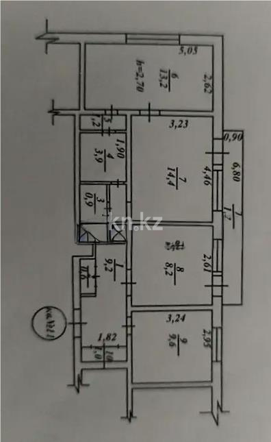 Продажа 3-комнатной квартиры, 64 м² - Продажа трехкомнатных квартир в блочном доме в Алматы - страница 2 фото 8 из 8
