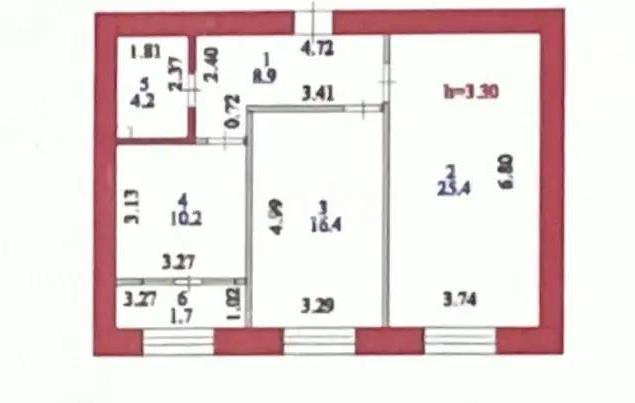 Продажа 2-комнатной квартиры, 66.8 м² в Астане - фото 3