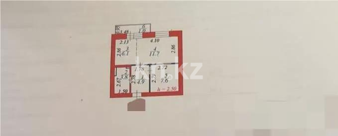 Продажа 2-комнатной квартиры, 35.1 м² в Астане