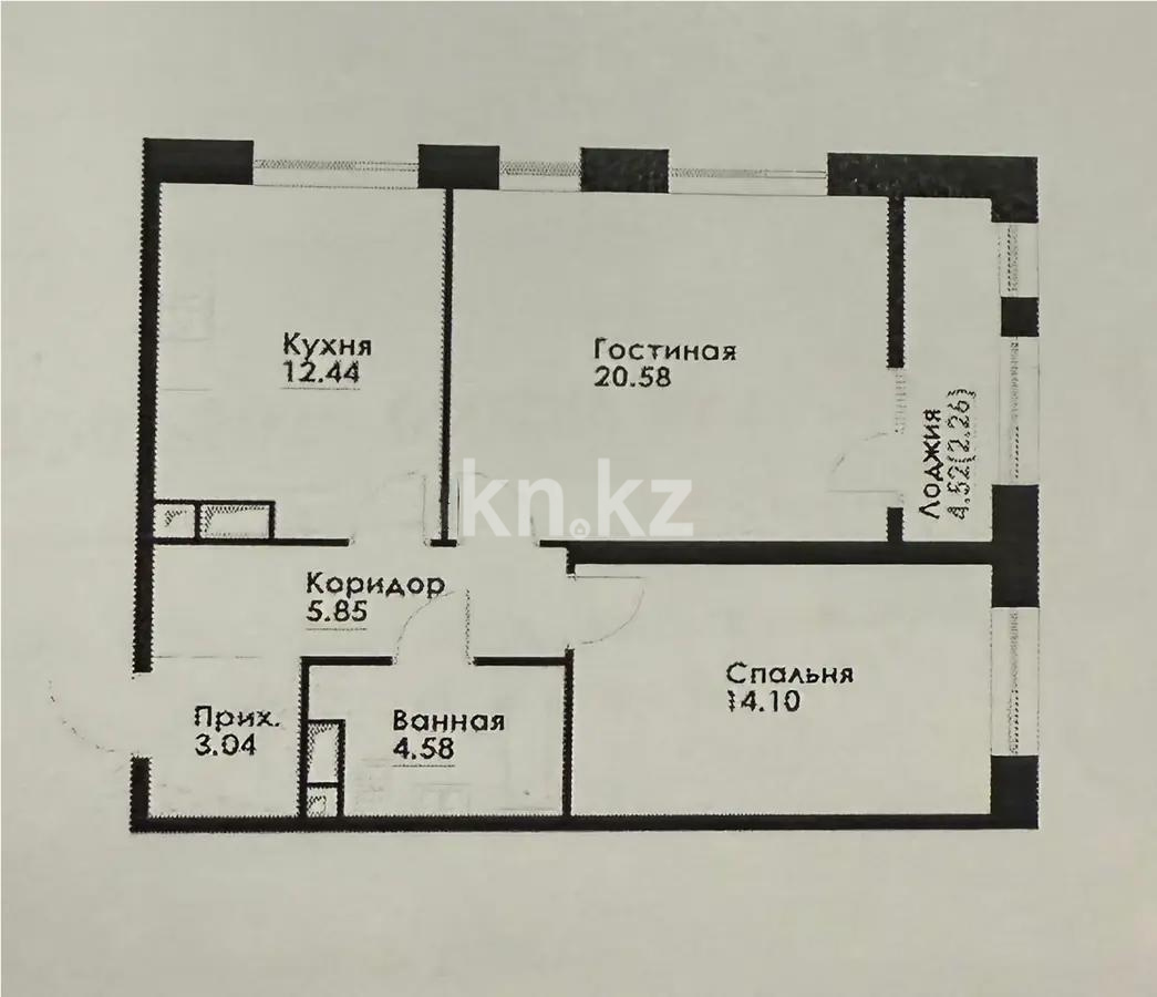 Продажа 3-комнатной квартиры, 64 м², ул. Навои, дом  30а/1 в Алматы - фото 7