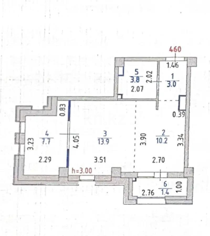 Продажа 1-комнатной квартиры, 40 м² в Астане