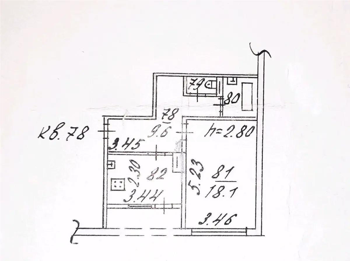 Продажа 1-комнатной квартиры, 39.2 м² - Недвижимость в Алматы - страница 5 фото 4 из 4