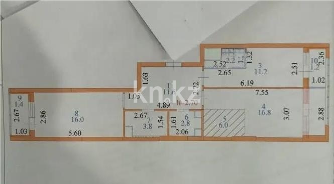 Продажа 3-комнатной квартиры, 73 м² в Астане - фото 6