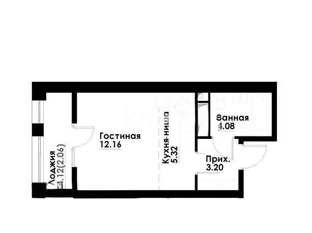 Продажа 1-комнатной квартиры, 29 м² - Недвижимость в Казахстане - страница 10 фото 1 из 1