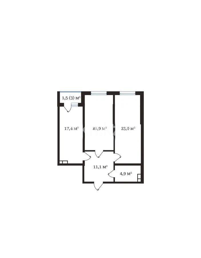 Продажа 3-комнатной квартиры, 78.8 м² - Продажа недвижимости в Алматы - страница 34 фото 1 из 1