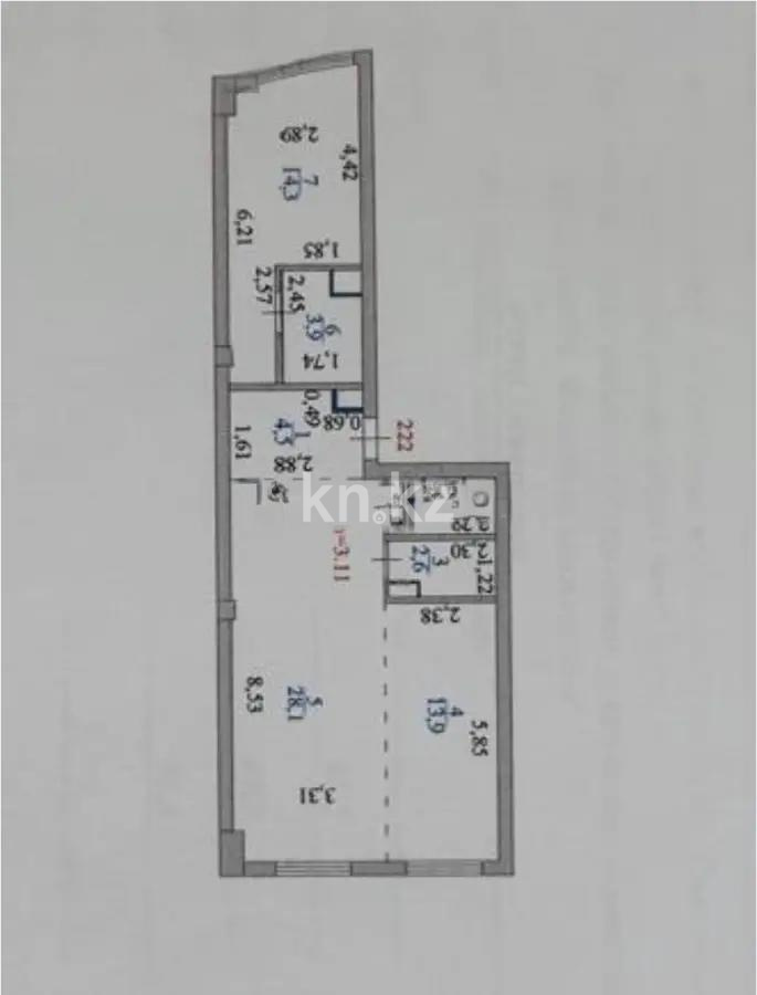 Продажа 2-комнатной квартиры, 71.3 м² - Продажа двухкомнатных квартир от собственников в Астане - страница 14 фото 5 из 5