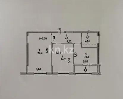 Продажа 2-комнатной квартиры, 61.5 м² - Продажа недвижимости в Астане - страница 22 фото 7 из 7