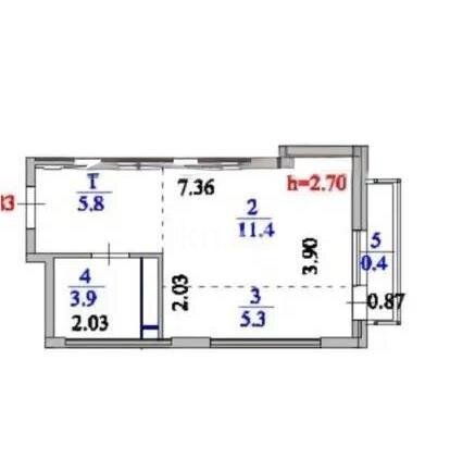 Продажа 1-комнатной квартиры, 27 м² в Астане - фото 4