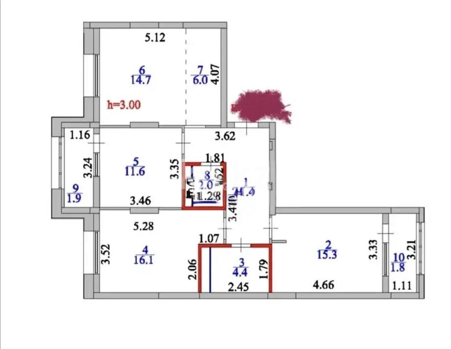 Продажа 4-комнатной квартиры, 86 м² в Астане - фото 7