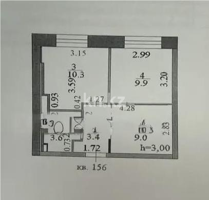 Продажа 2-комнатной квартиры, 37 м², ул. Е-15, дом  16 - Продажа  двухкомнатных квартир в Астане с фото фото 1 из 1