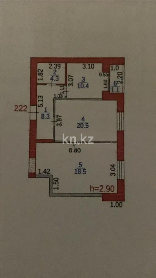 Продажа 2-комнатной квартиры, 63 м², ул. Ашимова, дом  21 - Продажа квартир в Караганде фото 6 из 6