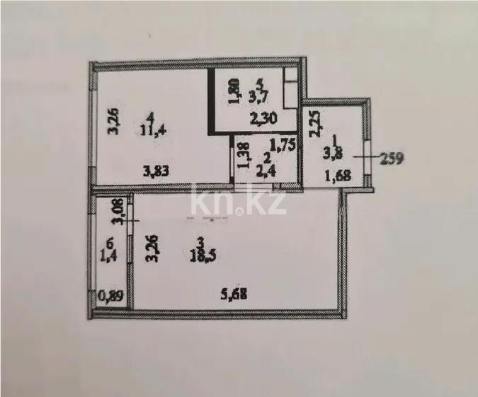 Продажа 1-комнатной квартиры, 41.2 м² - Продажа однокомнатных квартир от собственников в Астане - страница 34 фото 1 из 1