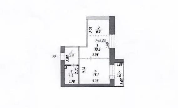 Продажа 2-комнатной квартиры, 41.3 м² - Аренда квартир посуточно в Таразе фото 5 из 5