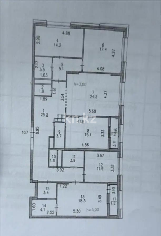 Продажа 5-комнатной квартиры, 156.5 м², пр. Аль-Фараби, дом  35 стр - Продажа  пятикомнатных квартир в Астане без посредников с фото фото 10 из 10