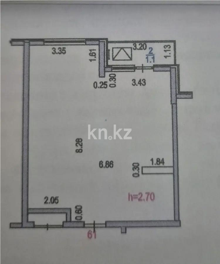 Продажа 2-комнатной квартиры, 51.4 м², пр. Сейфуллина, дом  51 - Продажа квартир в Алматы фото 1 из 1