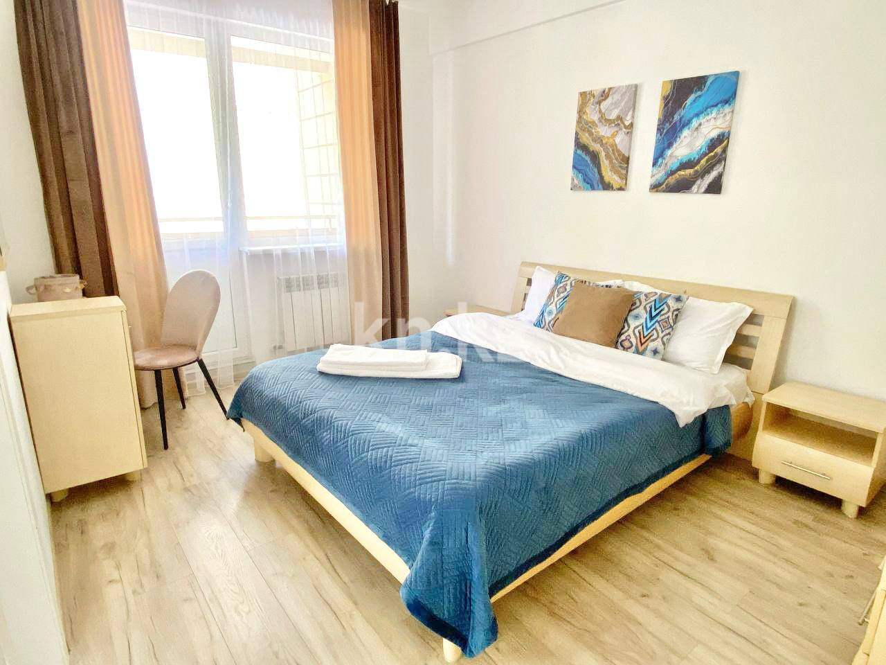 Аренда 2-комнатной квартиры посуточно, 55 м², ул. Жамбыла, дом  155 - ул. Байзакова - Аренда квартир посуточно в Алматы с фото фото 1 из 10