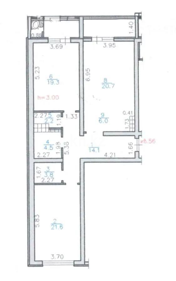 Продажа 3-комнатной квартиры, 100 м² - Продажа квартир в Алматы - страница 3 фото 1 из 1