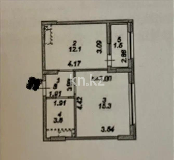 Продажа 1-комнатной квартиры, 36 м² - Продажа однокомнатных квартир от собственников в Астане - страница 74 фото 3 из 3