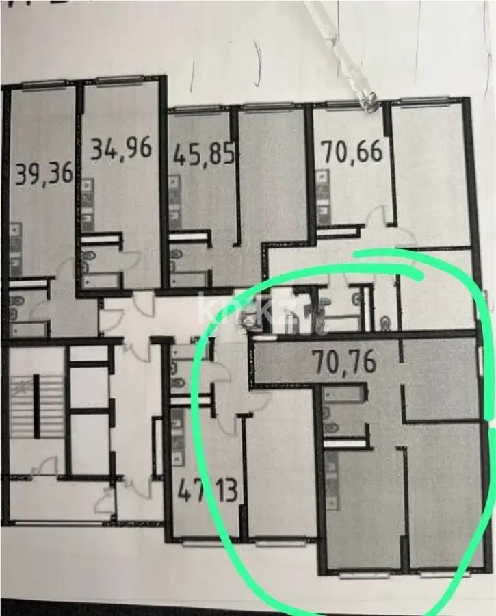 Продажа 2-комнатной квартиры, 70 м² - Продажа квартир в Казахстане - страница 7 фото 3 из 3