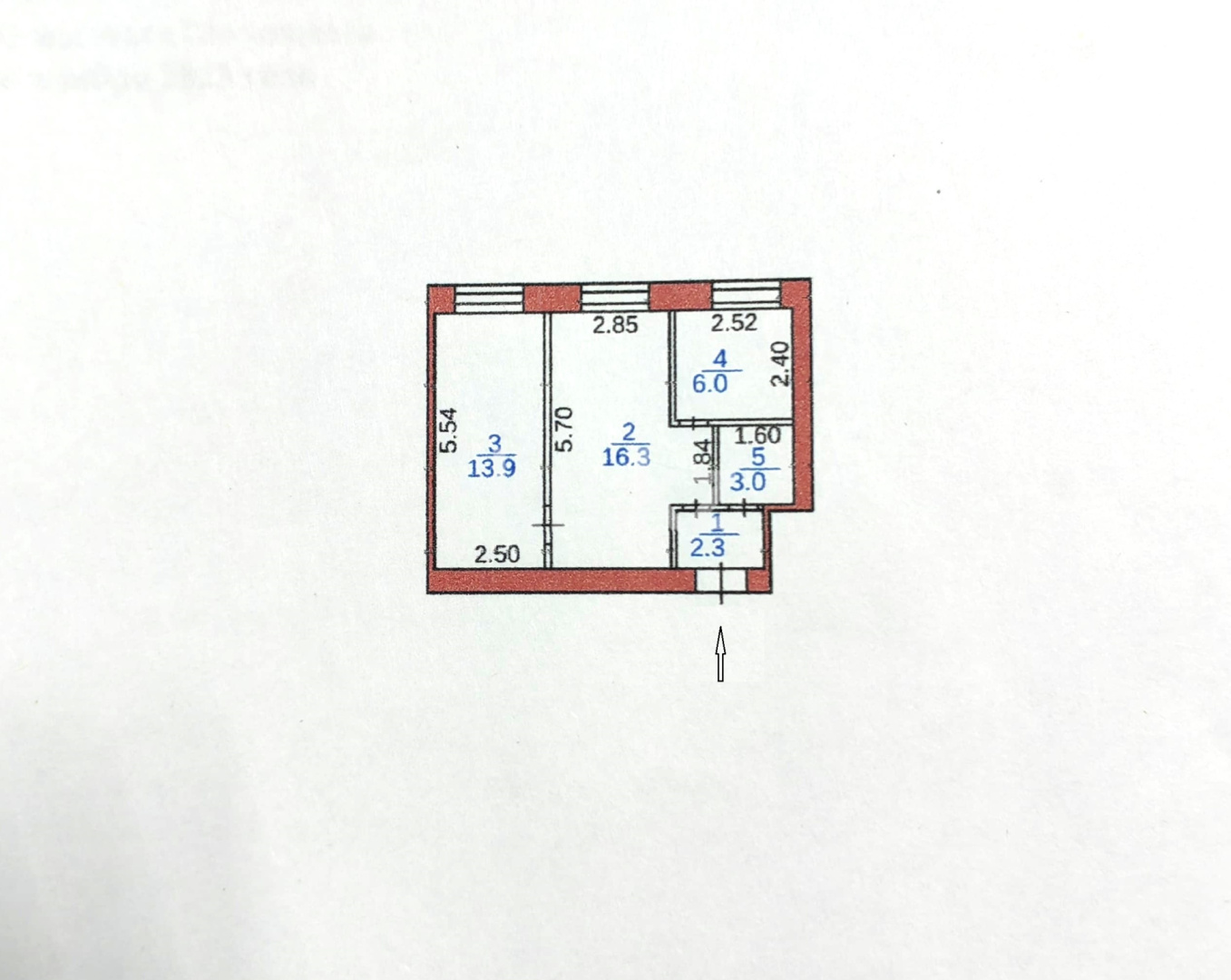 Продажа 2-комнатной квартиры, 42 м², ул. Ишимская, дом  72 - Продажа  двухкомнатных квартир в Караганде фото 21 из 22