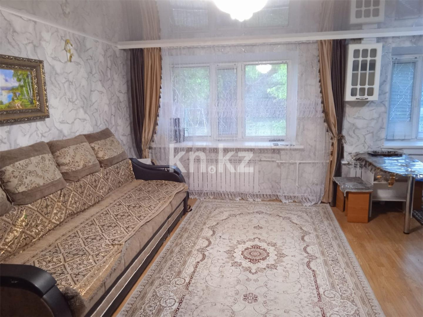 Продажа 3-комнатной квартиры, 54 м², ул. Кузембаева - Продажа квартир в Караганде с фото фото 1 из 16
