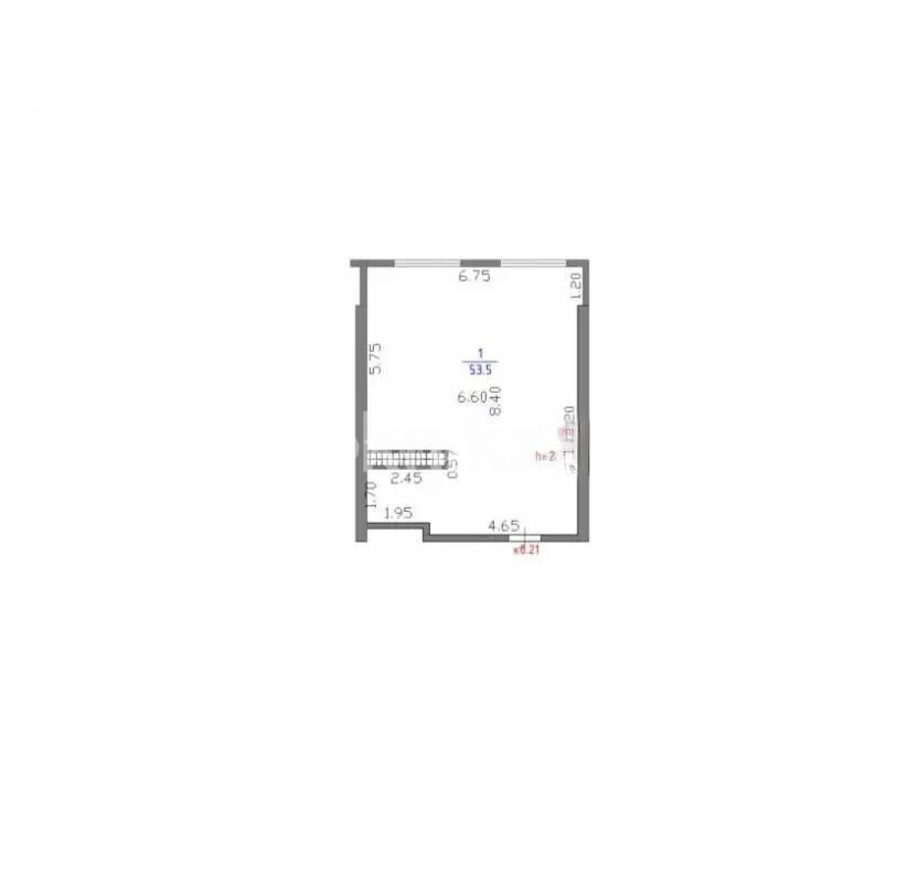 Продажа 2-комнатной квартиры, 53.5 м² в Алматы