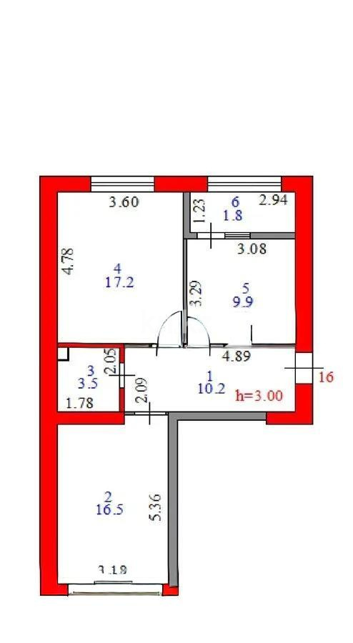Продажа 2-комнатной квартиры, 57.3 м² - Продажа двухкомнатных квартир от собственников в Астане фото 4 из 4