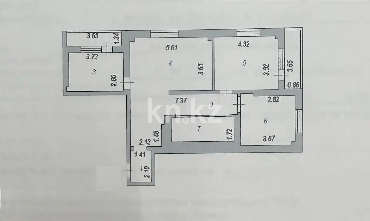 Продажа 3-комнатной квартиры, 90 м², ул. Ирченко, дом  31 в Астане - фото 5
