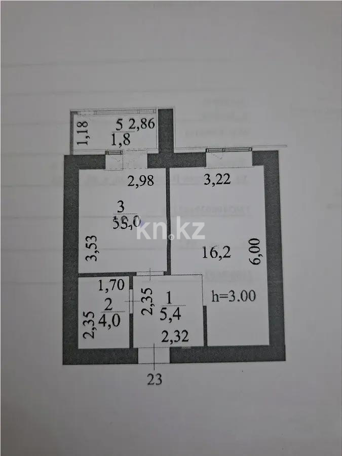 Продажа 1-комнатной квартиры, 37.7 м² - Недвижимость в Казахстане - страница 24 фото 1 из 1