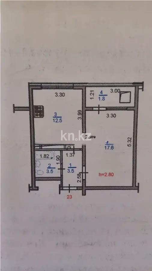 Продажа 2-комнатной квартиры, 40 м², мкр-н Шугыла, дом  342/4 - Продажа  двухкомнатных квартир в Алматы фото 1 из 1