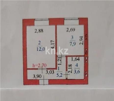 Продажа 1-комнатной квартиры, 30 м² - Продажа квартир в р-не Алматы Астаны - страница 24 фото 5 из 5