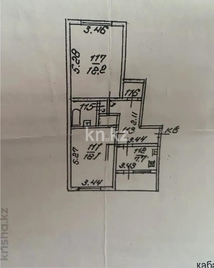 Продажа 2-комнатной квартиры, 60 м² - Продажа квартир в Алматы - страница 4 фото 3 из 3