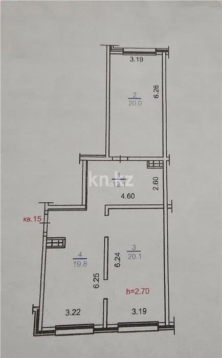 Продажа 2-комнатной квартиры, 72 м², мкр-н Кайрат, дом  153/2 стр - Продажа квартир в Алматы фото 1 из 1