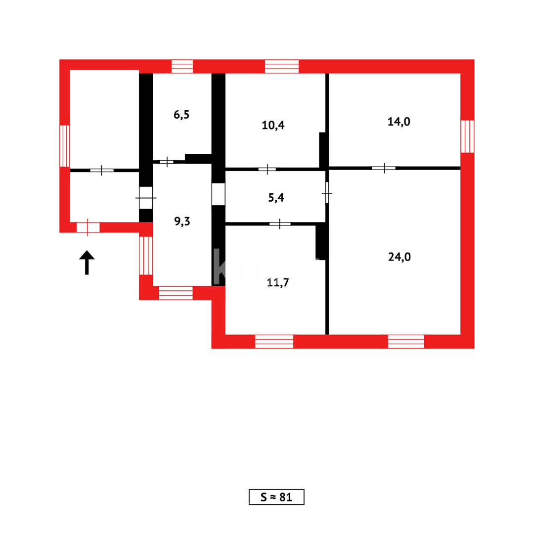 Продажа 4-комнатного дома, 84 м² - Недвижимость в Темиртау - страница 8 фото 34 из 34