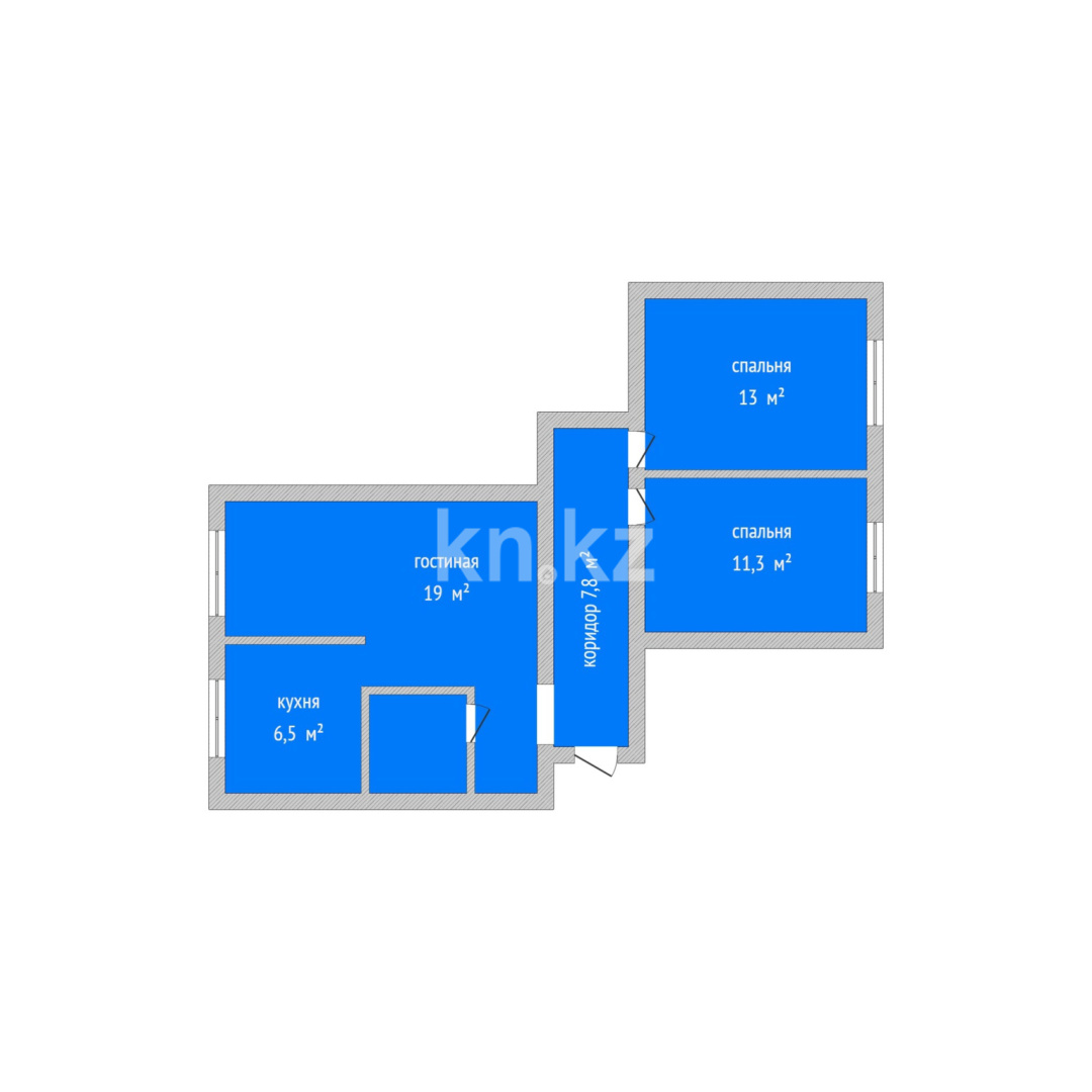 Продажа 3-комнатной квартиры, 61 м² - Продажа недвижимости в Костанае фото 2 из 12