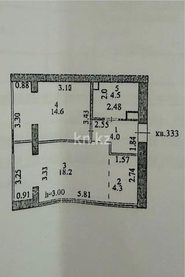 Продажа 2-комнатной квартиры, 45.6 м² в Астане - фото 6