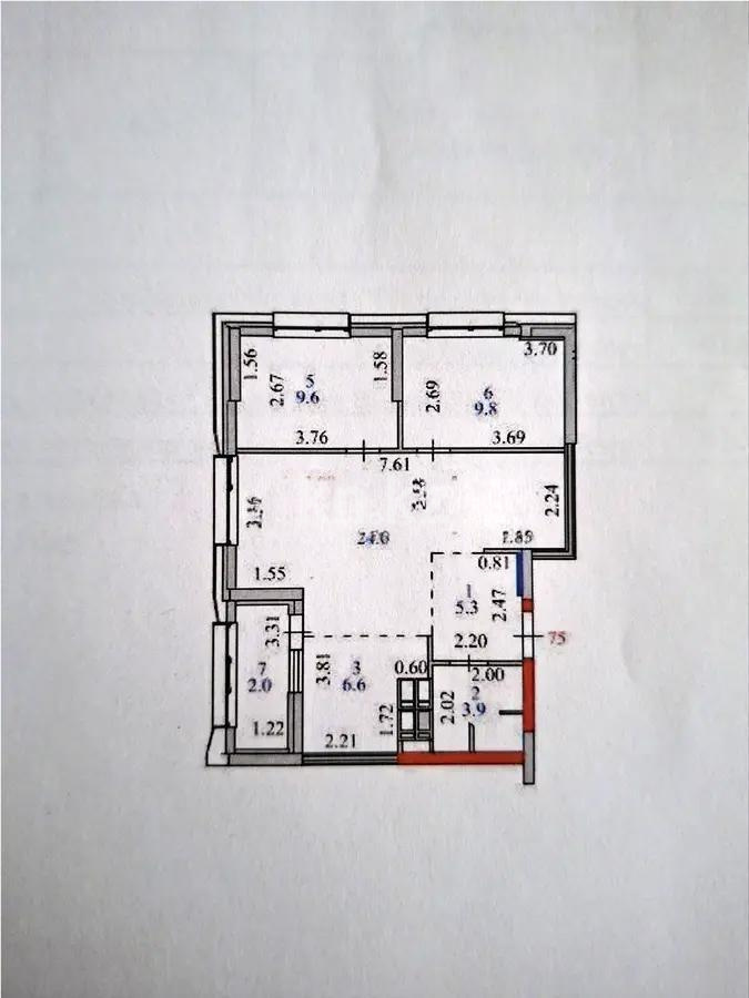 Продажа 3-комнатной квартиры, 63 м² в Астане - фото 4