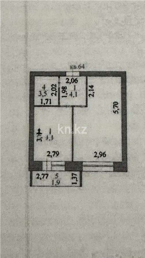 Продажа 1-комнатной квартиры, 34 м², ул. Капал, дом  1/1 - Продажа квартир в Астане фото 6 из 6