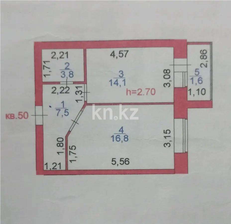 Продажа 1-комнатной квартиры, 44 м² - Продажа квартир в новостройках Астаны без посредников - страница 8 фото 3 из 3