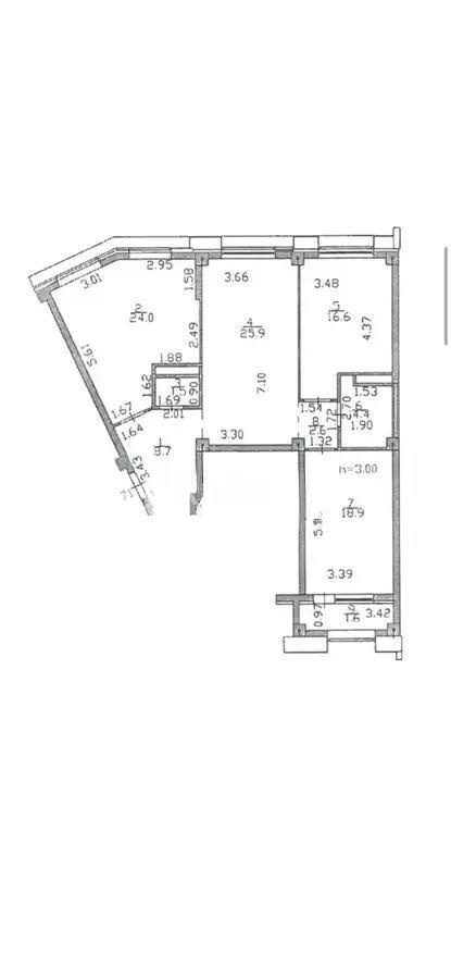Продажа 3-комнатной квартиры, 105 м² в Астане - фото 6
