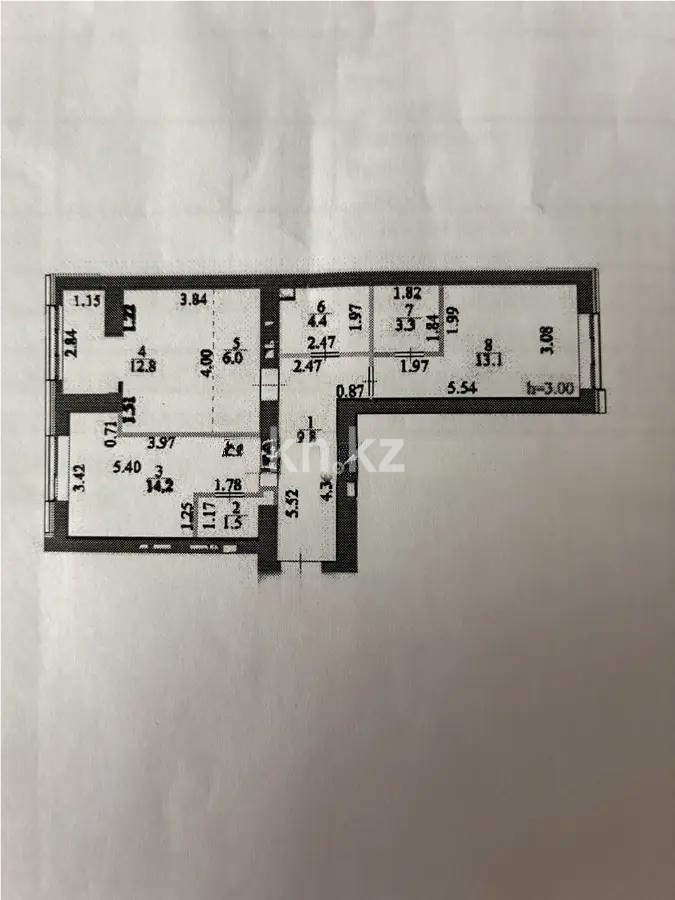 Продажа 3-комнатной квартиры, 65.1 м² - Продажа квартир в р-не Есиль Астаны фото 5 из 5