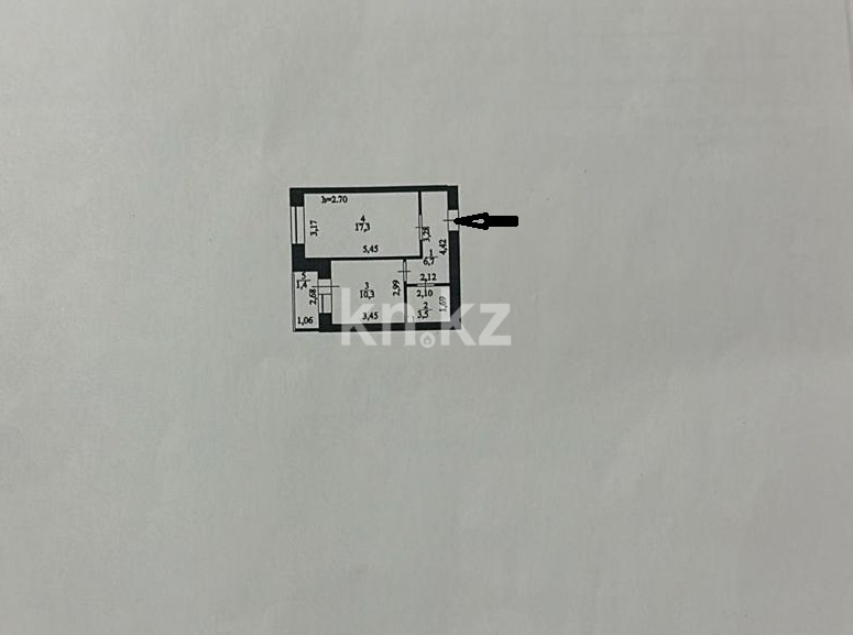 Продажа 1-комнатной квартиры, 40 м² - Продажа однокомнатных квартир в р-не Алматы Астаны - страница 15 фото 2 из 14
