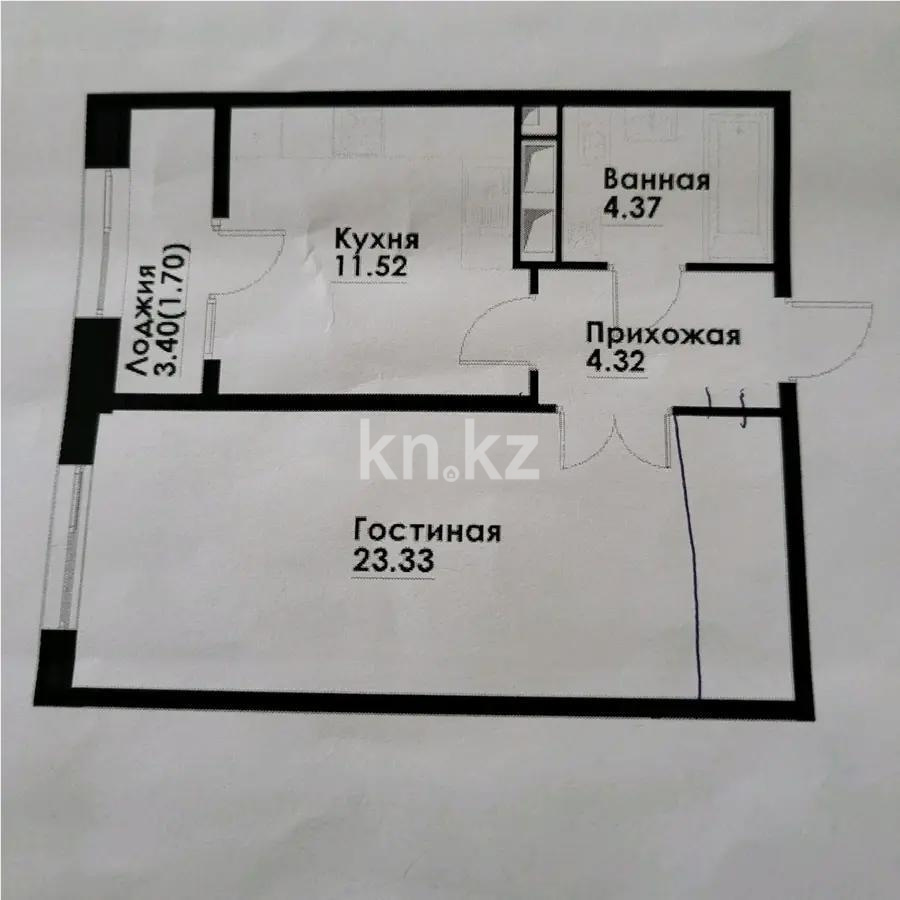 Продажа 1-комнатной квартиры, 45 м² - Продажа квартир в Алматы в Ауэзовском р-не - страница 17 фото 1 из 1