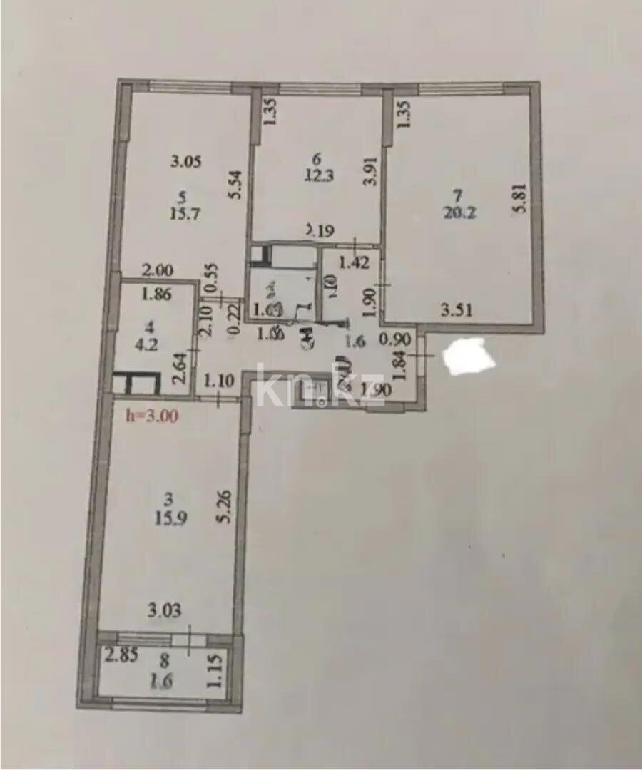 Продажа 3-комнатной квартиры, 86 м² в Астане - фото 7
