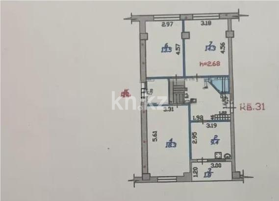 Продажа 3-комнатной квартиры, 73 м² в Алматы - фото 7