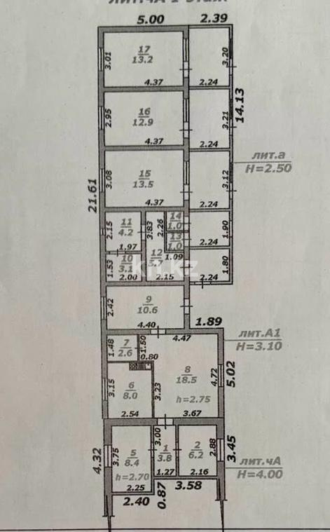 Продажа 3-комнатного дома, 159 м² - Продажа домов, коттеджей в Казахстане фото 17 из 17