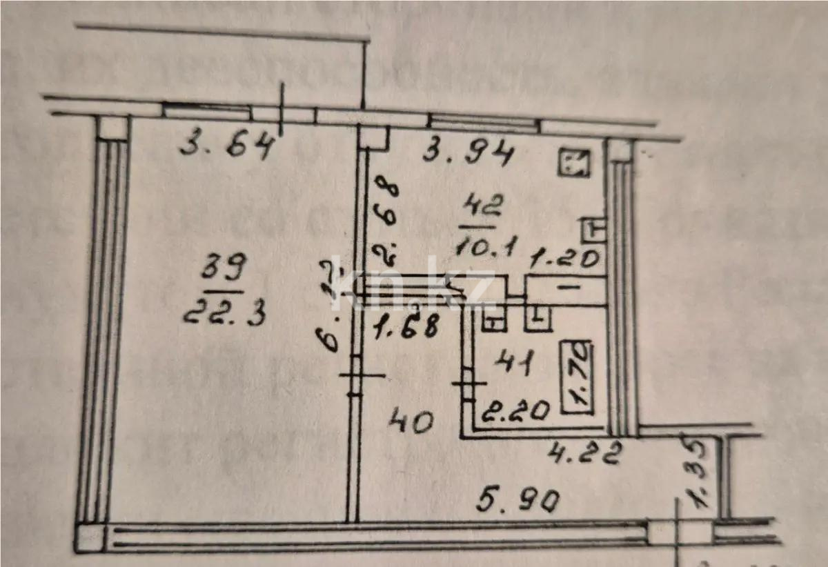Продажа 1-комнатной квартиры, 47.5 м² - Продажа однокомнатных квартир в Алматы - страница 26 фото 4 из 4