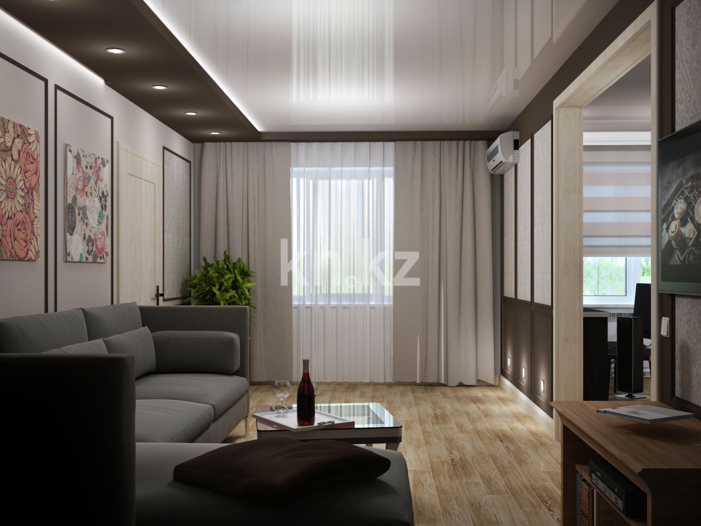 Аренда 1-комнатной квартиры посуточно, 36 м², ул. Гоголя, дом  53 - Аренда  однокомнатных квартир посуточно в Караганде с фото фото 3 из 6